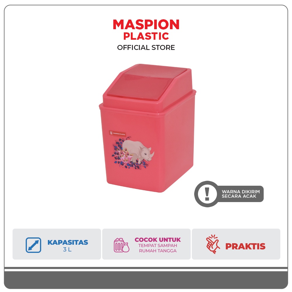 Maspion Tempat Sampah 3 Liter