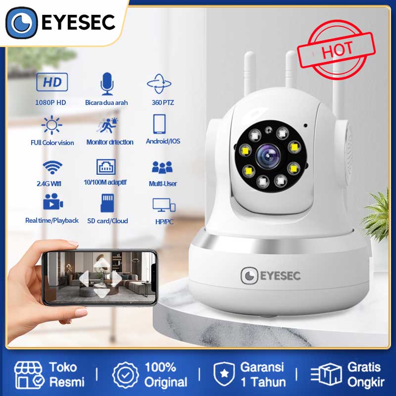 Jual EYESEC CCTV IP Camera Wifi 1080P HD Smart Indoor CCTV Pake Kabel ...