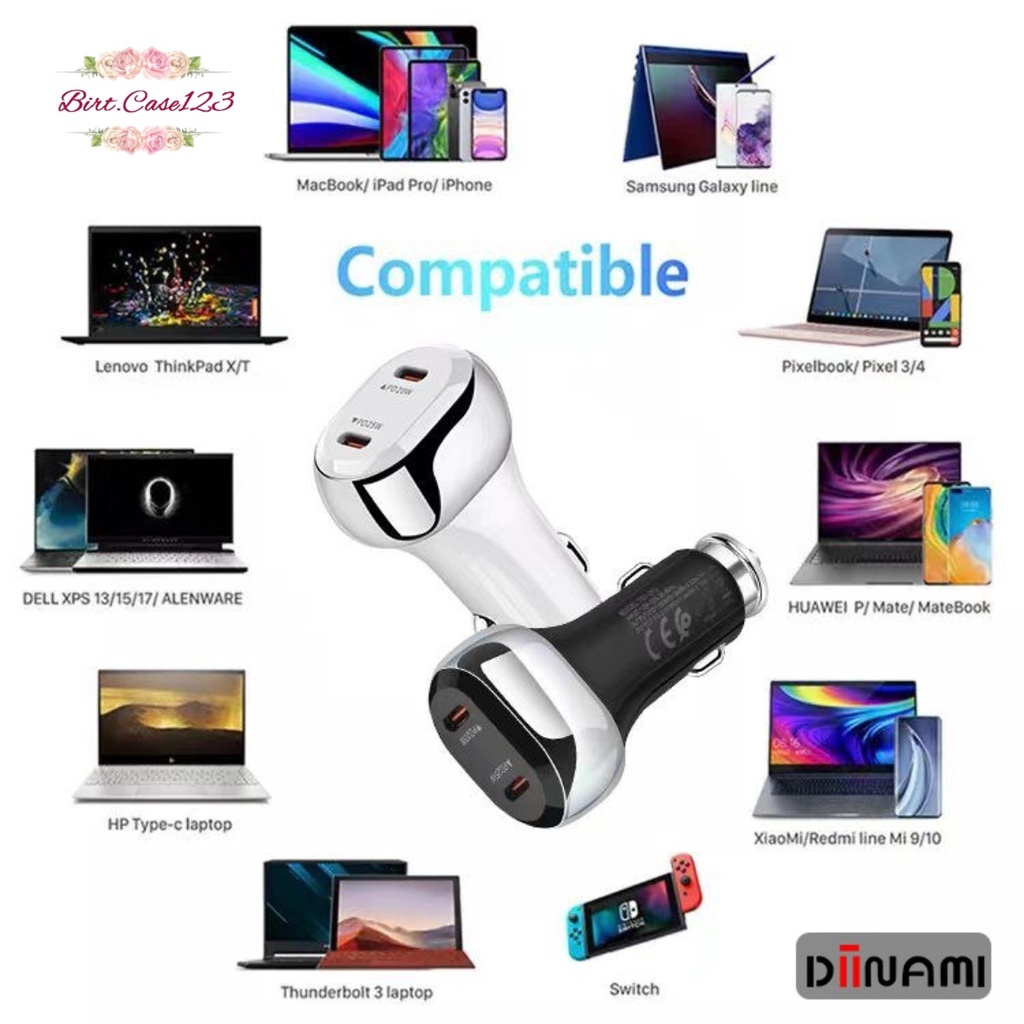 DIINAMI C18 Original Car Charger Mobil 45W super Fast Charging Type C Saver Casan XiaoMi Samsung Vivo oppo BC6825