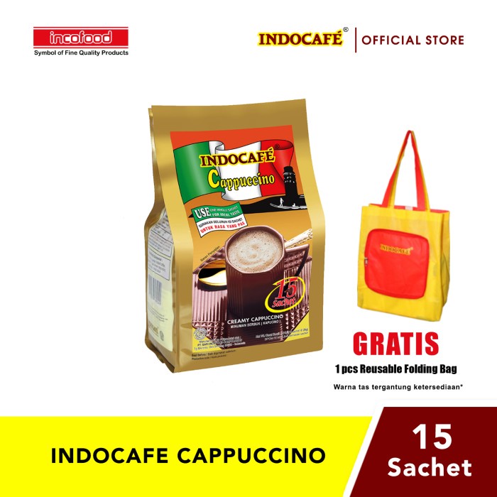 

Indocafe Cappuccino (15 sachet)