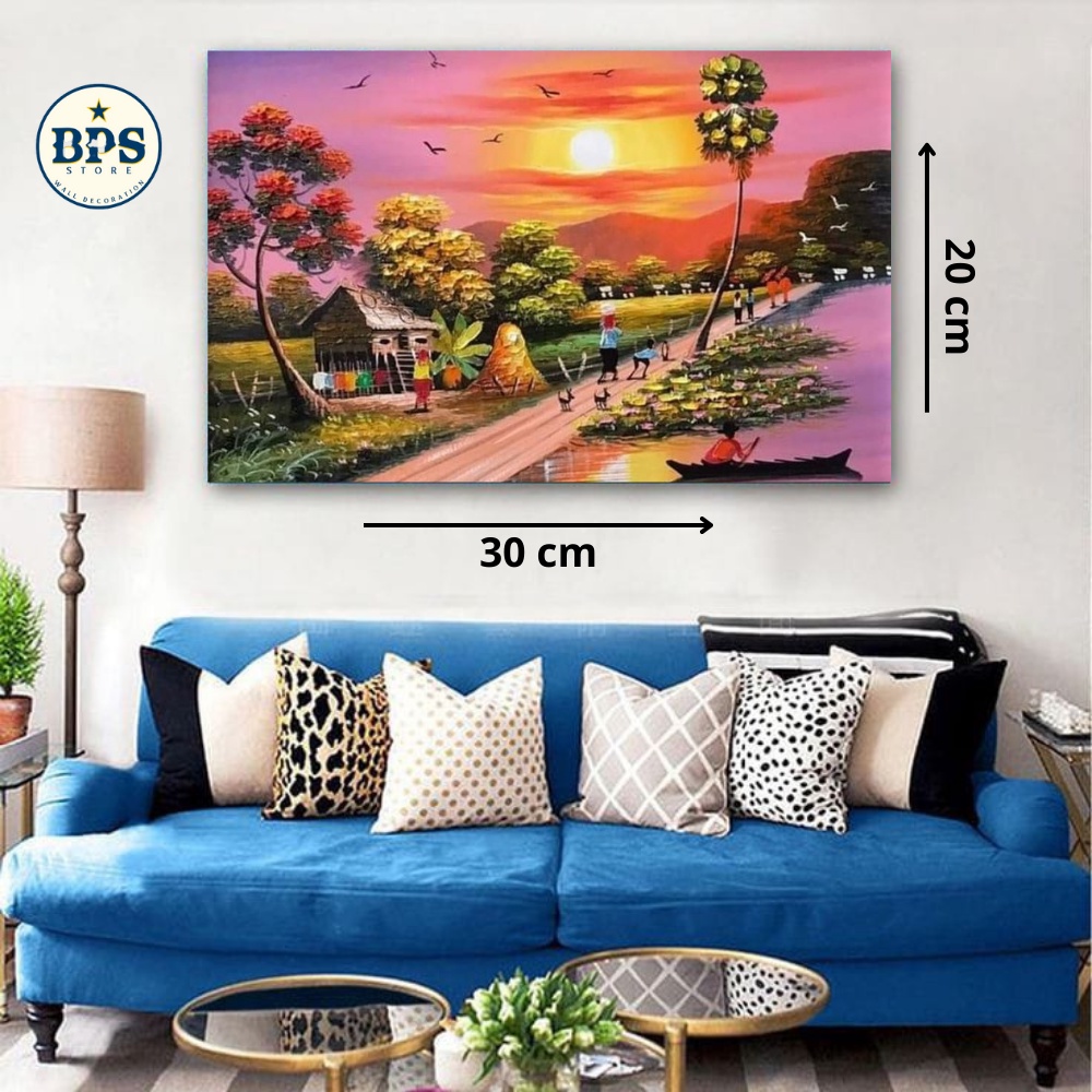 HIASAN DINDING PEMANDANGAN - POSTER KAYU PEMANDANGAN  - FOTO PEMANDANGAN - FOTO LUKISAN - DEKORASI R