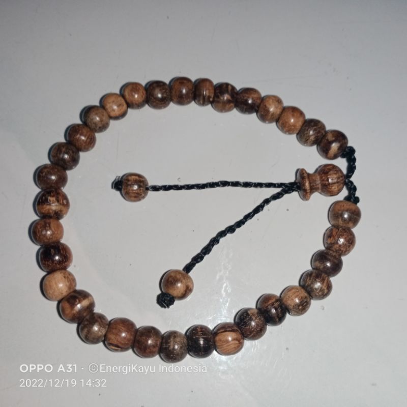 Gelang Tasbih kayu Gaharu 6mm