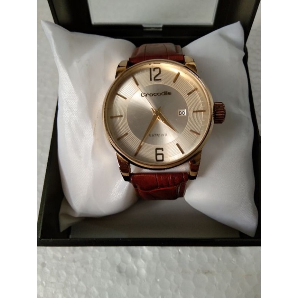 [W] Jam Tangan Pria Crocodile Second