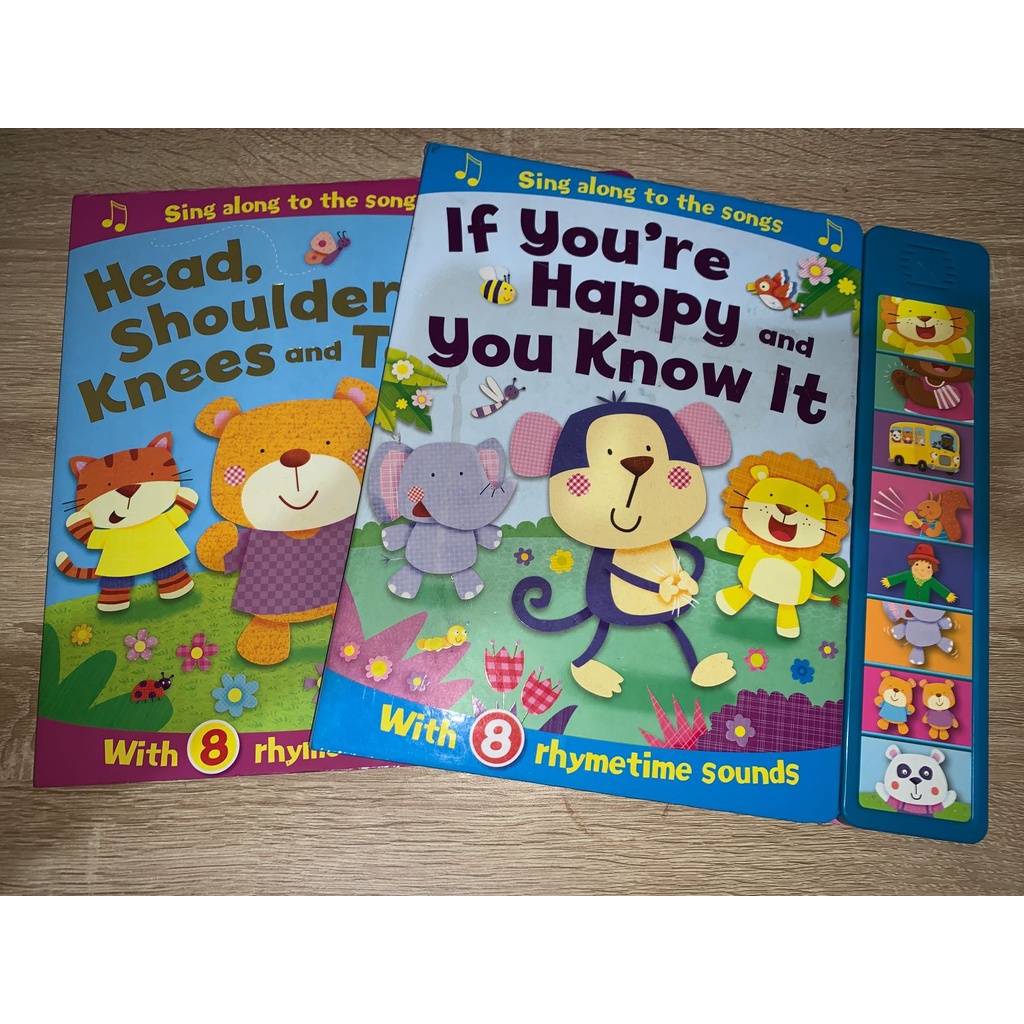 

Preloved Bundling Buku Anak Head Shoulders Knees & Toes (2 Buku)