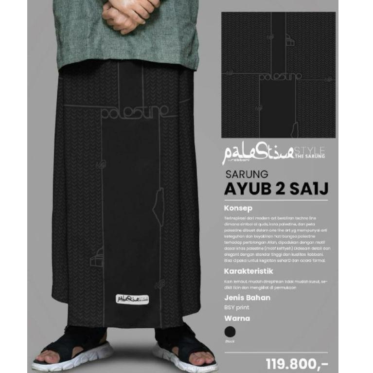 <A-6&2✓> Sarung rabbani - sarung putih - sarung palestine - Rabbani Sarung retina 1 sa0 & retina 7 v