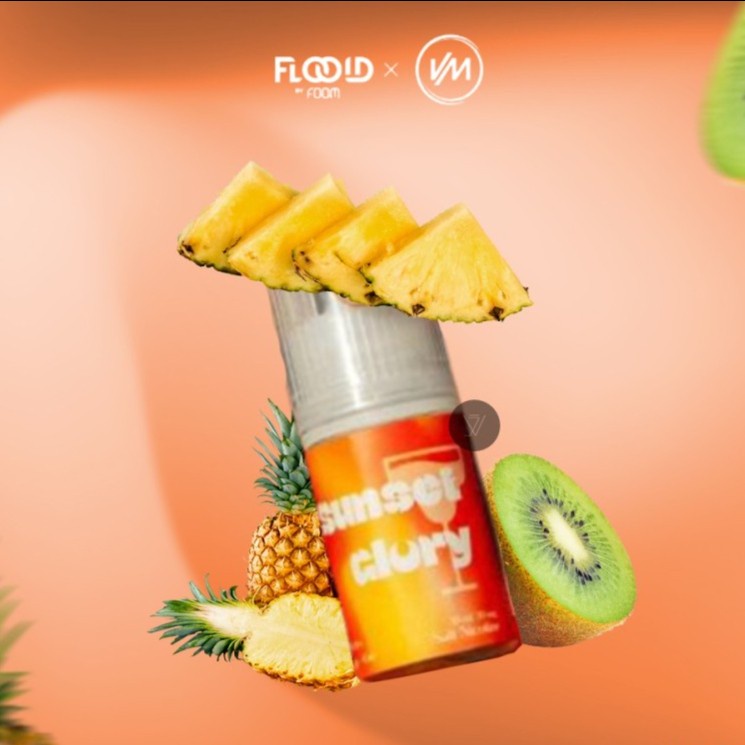 Liquid Foom Sunset Glory Pineapple Kiwi Salt Nic 30ML by Foom x VM