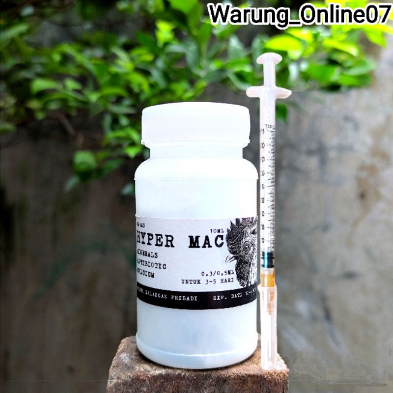 Hyper MAC Tajian Obat Ayam Cedera Lumpuh Seperti A100 Obat Ayam Luka Taji Obat Ayam Kejalu Obat Luka