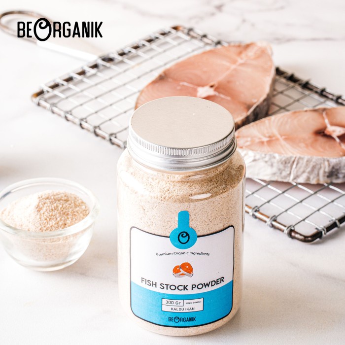 

Beorganik Fish Stock Powder (Non Msg) / Kaldu Ikan Bubuk