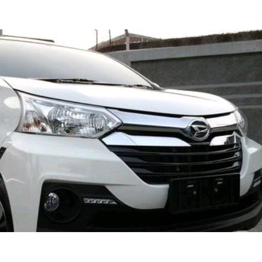 cover lis LIST grill bumper depan / front grille all new great xenia chrome crome 2 pcs 2015 2016