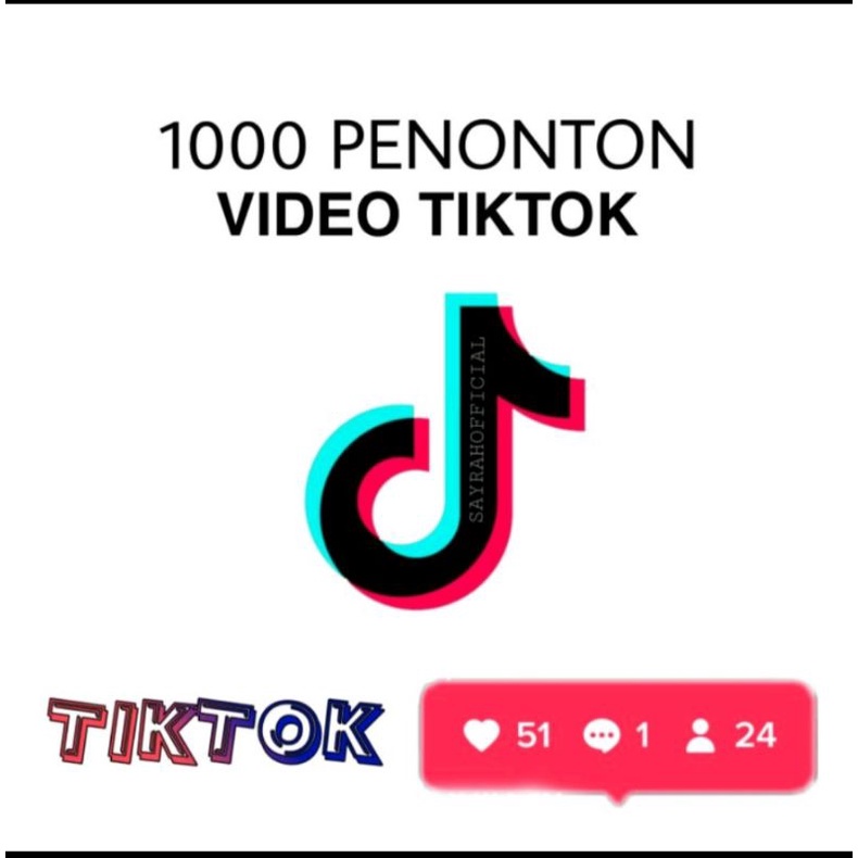 TIKTOK 1000 Views TERMURAH