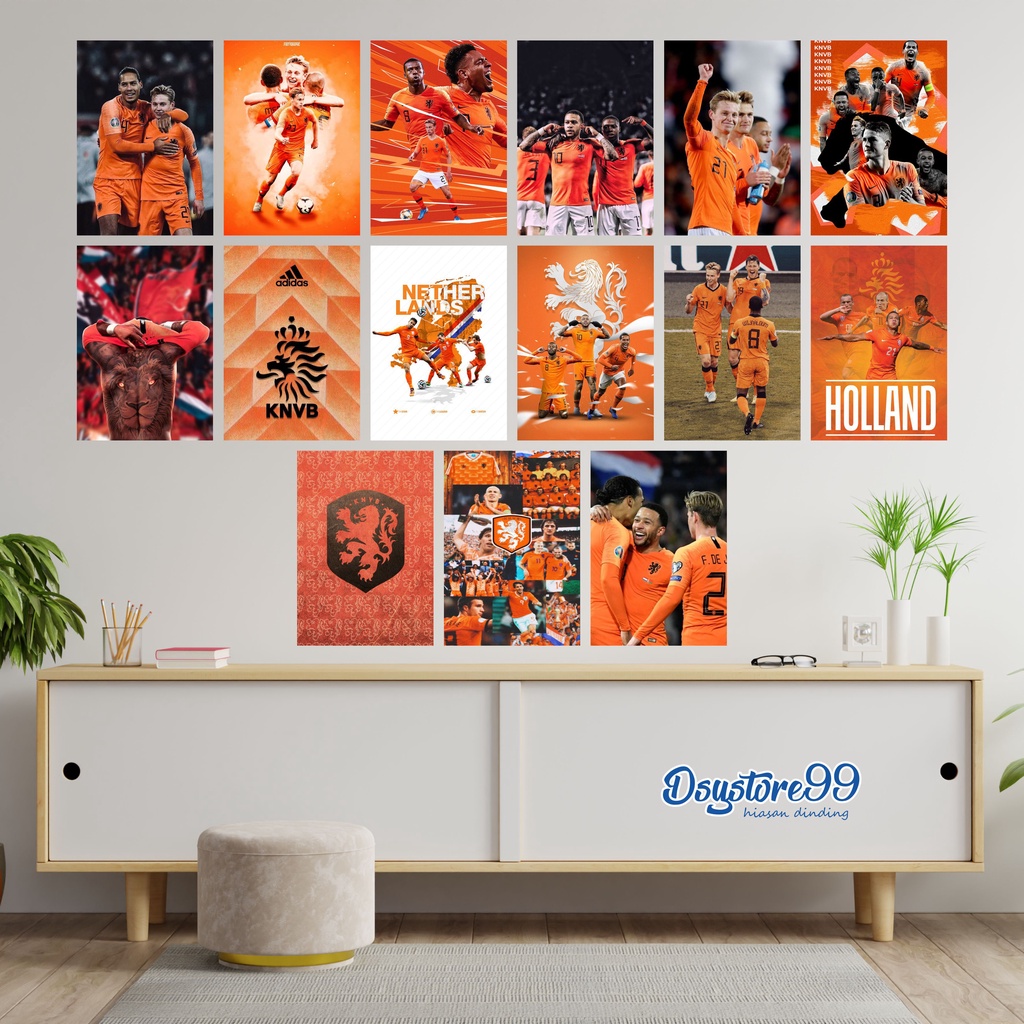 Poster Bola Negara ISI 15LBR 12 Varian Negara