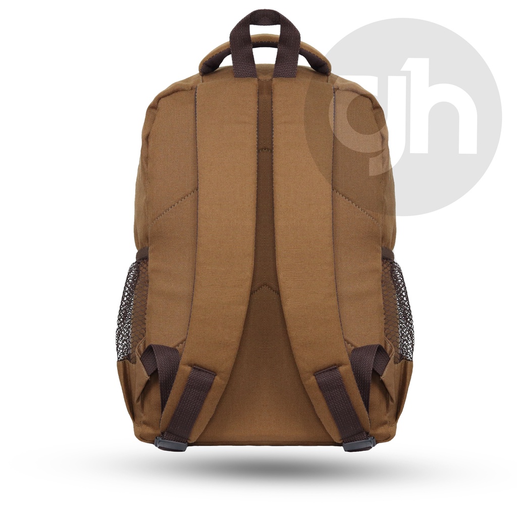 GH-Bag Tas Ransel Sekolah Kuliah Kerja Ransel Pria Wanita Backpack Laptop up to 15,6 inch Bronson Canvas Backpack