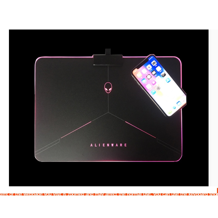 Wireless Mousepad Gaming Charging Dell Alienware Terbaru