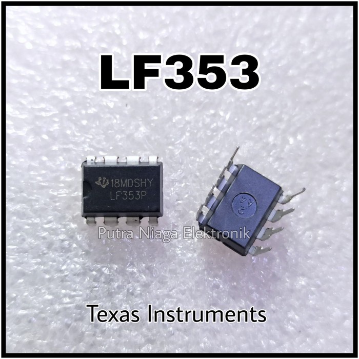 ic LF353N Dip 8 Pin / LF353 N High Quality putr4n14 Berkualitas