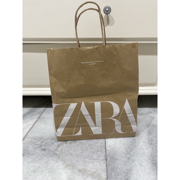 

paper bag zara/ paperbag coklat/ tas belanja paper bag ORIGINAL