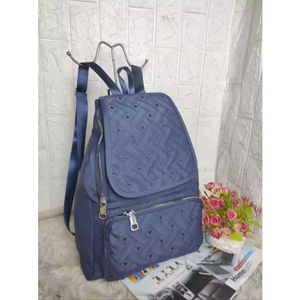 Ransel Sekolah Wanita Kdok  Tutup Kantong Full Bordir Uk38X25CM