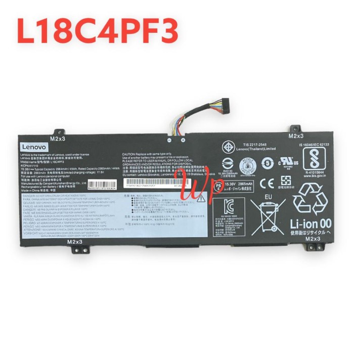 Baterai Lenovo Ideapad C340 C340-14IWL C340-14API Flex-14IAP L18C4PF3