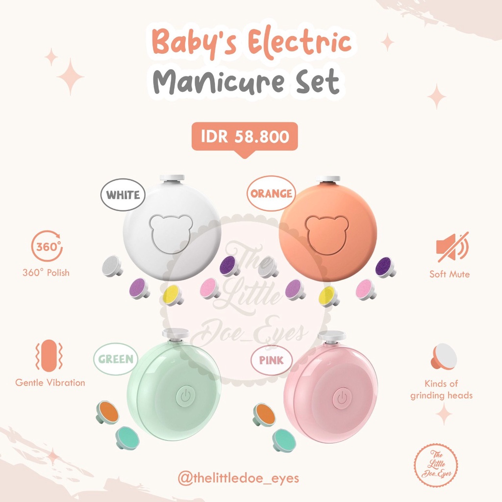 [READY] Baby’s Electric Manicure Set