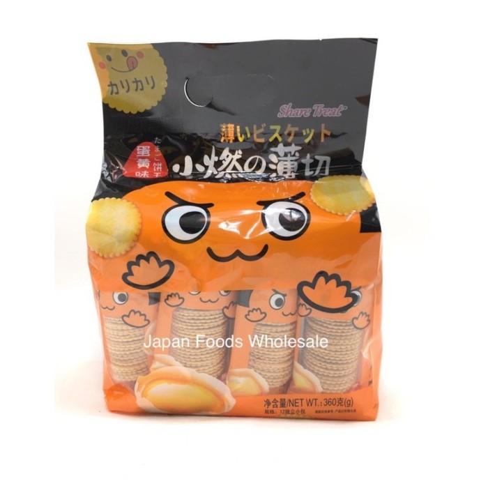 

Bairong Share Treat Egg Yolk Flavor Biscuit / Biskuit Impor / Cemilan Best Seller