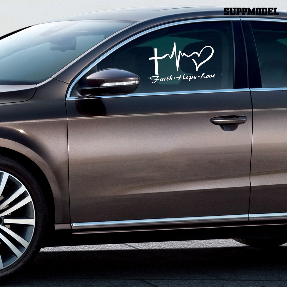 [Dekorasi] 14.6cm x 9CM Doa Cinta Doa Yesus Vinyl Stiker Mobil Decal Decor