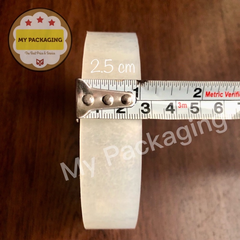 OPP lakban Nachi Transparant 90yard / opp naci bening coklat