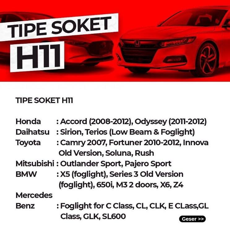 Grosir Favorit Lampu HID Tuner Autovision H11 / HB3 / H7 / HB4 / H1 / H1R2