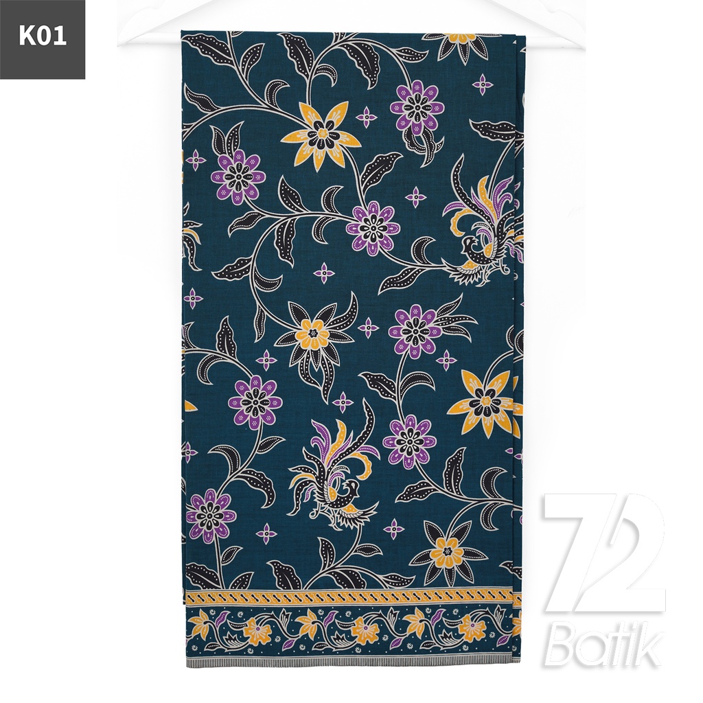 KAIN BATIK PREMIUM Bahan Katun Motif Kembang Fox Warna Merah 723082 Cap 72IL Jarik Jarit Samping Kebat Panjang Batik Katun Modern Premium Bahan Seragam Batik Pernikahan Kantor Keluarga Murah Kamen Jadi Batik Bali Lembaran