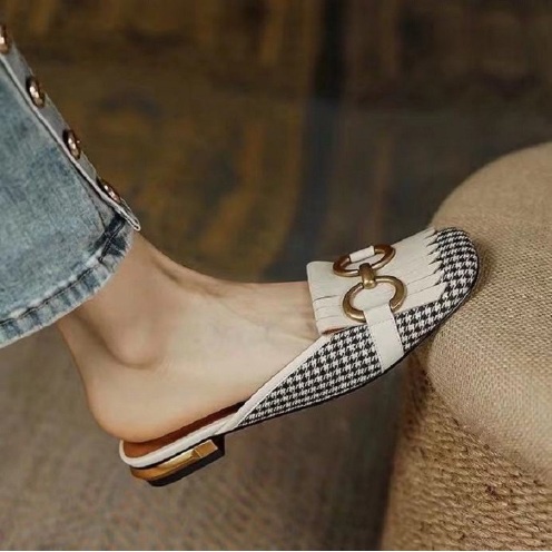 flat shoes wanita 9858 Sandal Slip On Fashion Wanita Import
