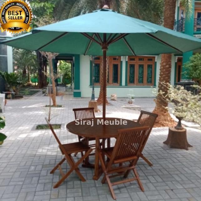 Set Meja Payung Taman Payung Cafe Outdour Tenda Payung Taman Meja