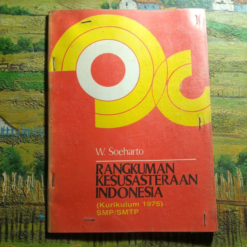 Buku rangkuman kesusasteraan Indonesia, kurikulum 1975 SMP/SMTP
