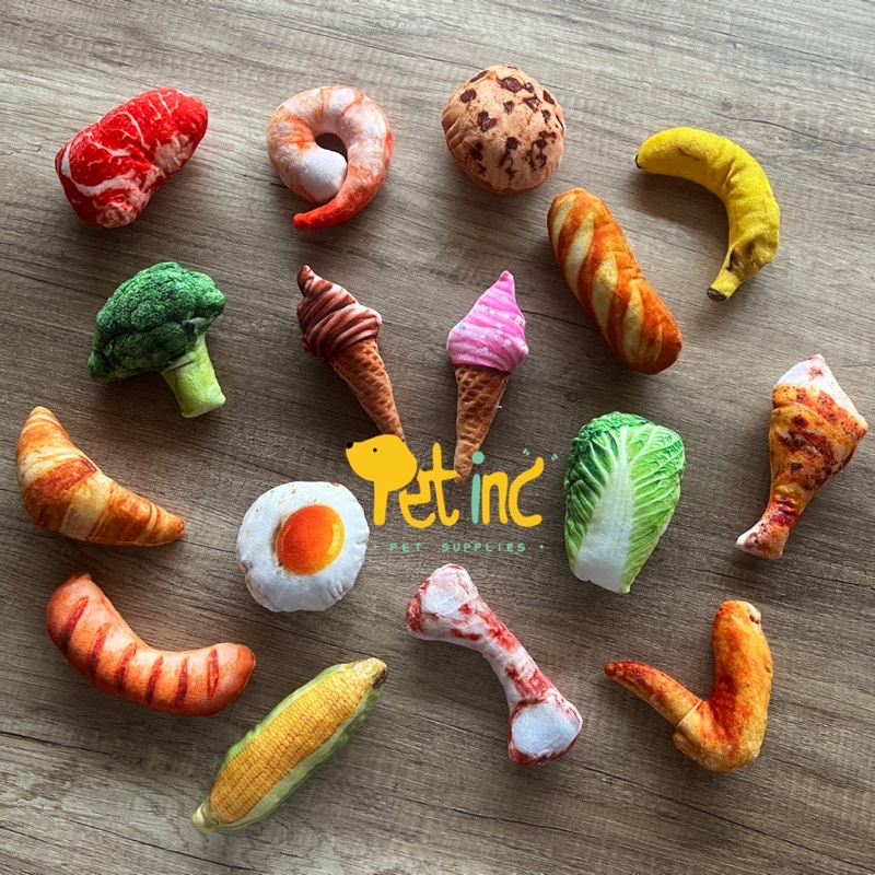 Foodies squeaky toy (bisa bunyi)