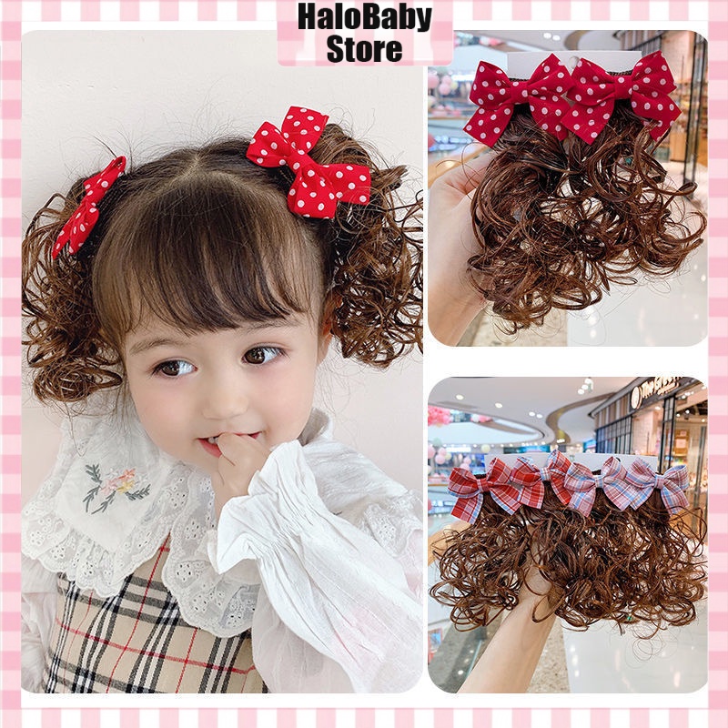 Halo Baby 2pc/Set Jepitan Wig Anak Terbaru/Jepit pasangan rambut anak lucu