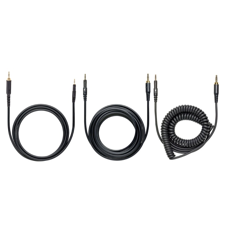 Bt Kabel Headphone Pvc Untuk Kawat Headsets ATH M50X M40X Dengan Konversi 6.35MM Untuk H