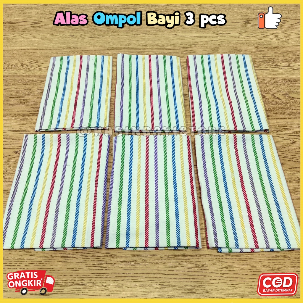 3 Pcs Alas ompol lap bayi newborn