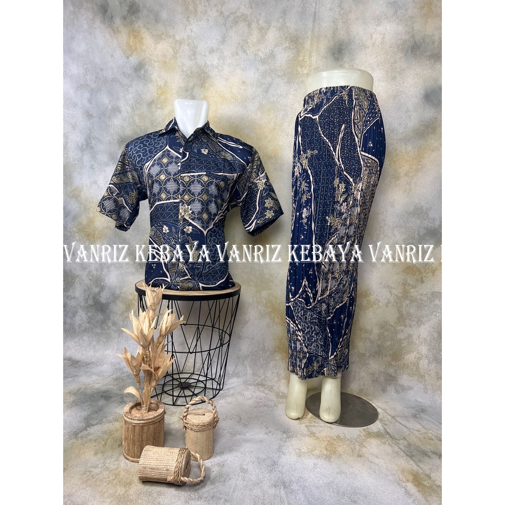 BATIK COUPLE / BAJU BATIK COUPLE / BATIK SET / BATIK LENGAN PENDEK / BATIK COUPLE ROK SPAN / ROK SPAN BATIK COUPLE / ROK SPAN BATIK