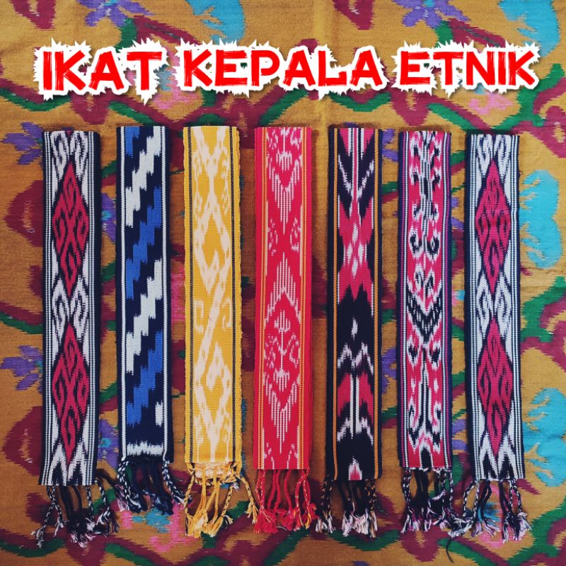 Ikat Kepala etnik Tenun