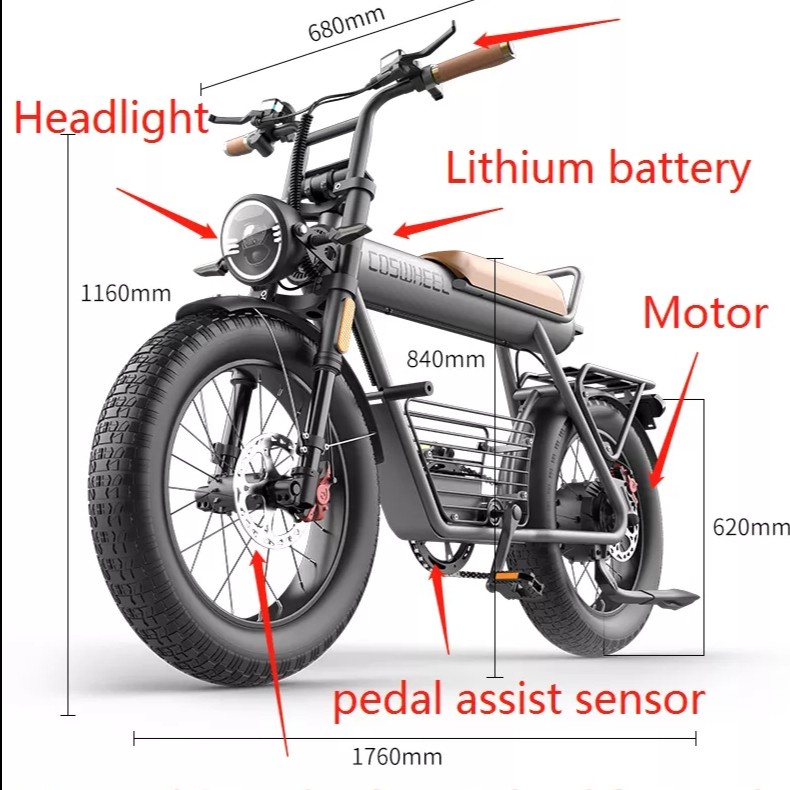 Coswheel FTN CT20 Electric Bicycle Sepeda Listrik 2022 Model Baru