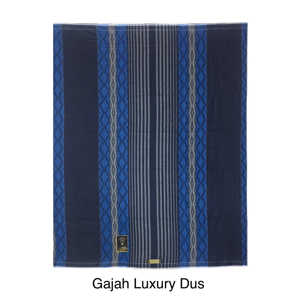 Grosir 10pc - Sarung Tenun Gajah Luxury Dus