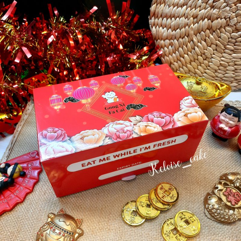

BOX/DUS CNY/SINCIA/IMLEK/CHINESE NEW YEAR UKR 20X12X9 ( isi 5 pcs / @ 9.500)