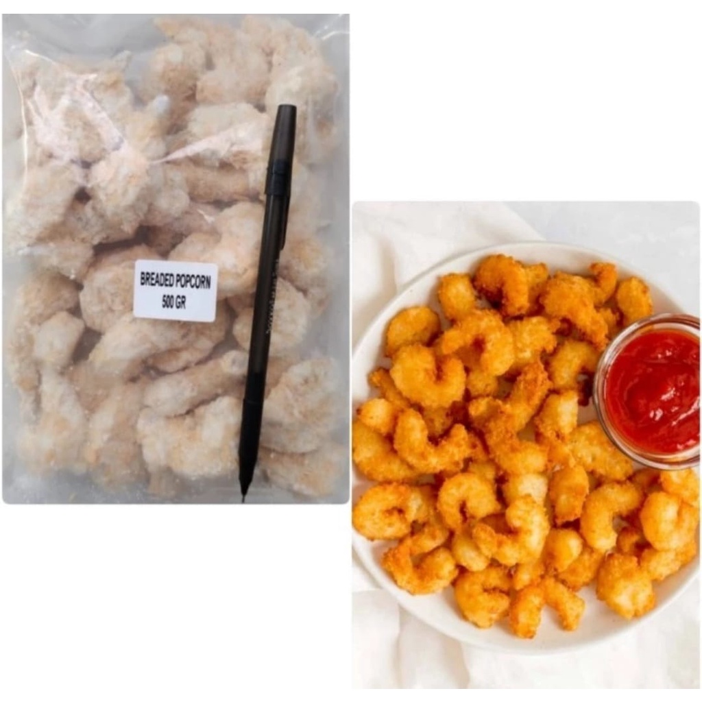 

Premium Shrimp Popcorn Udang Utuh Goreng Tepung Crispy Ebi 500 gram