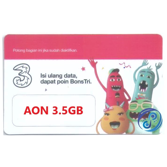 VOUCHER TRI AON 3.5 GB