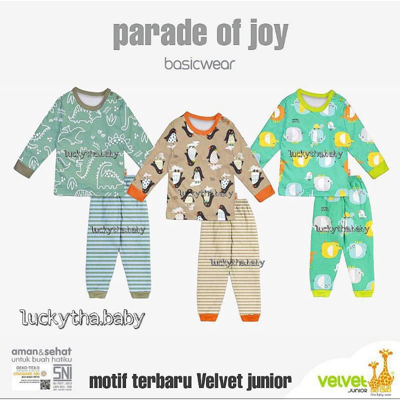 3 stel_ PIYAMA VELVET JUNIOR Spring dan blue sky BIG SIZE girl &amp; boy SIZE: 2-10 TAHUN/pyjamas velvet junior / piama Velvet