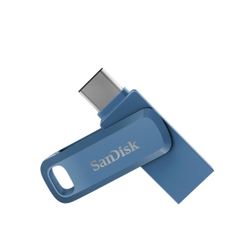 Flashdisk OTG SANDISK Ultra Dual Drive GO 256GB Type-C SDDDC3 Blue