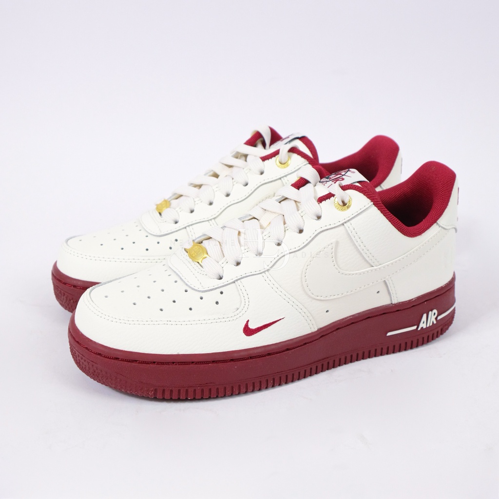 Nike Air Force 1 Low SE Sail Team Red (W) DQ7582-100 100% Original