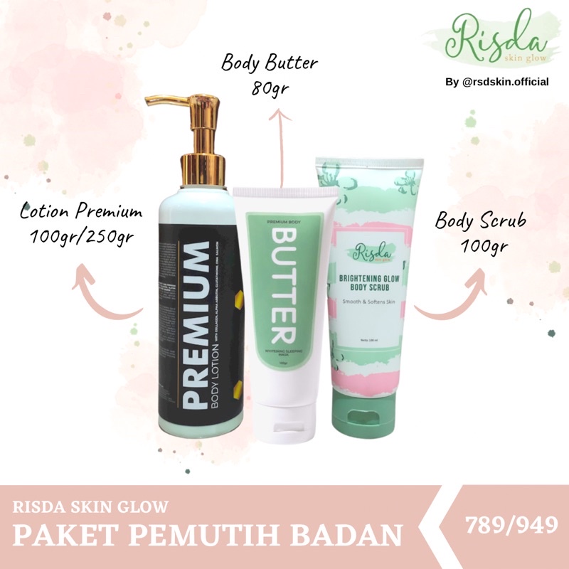 PAKET RSD RISDASKINGLOW WITH PREMIUM BODY LOTION