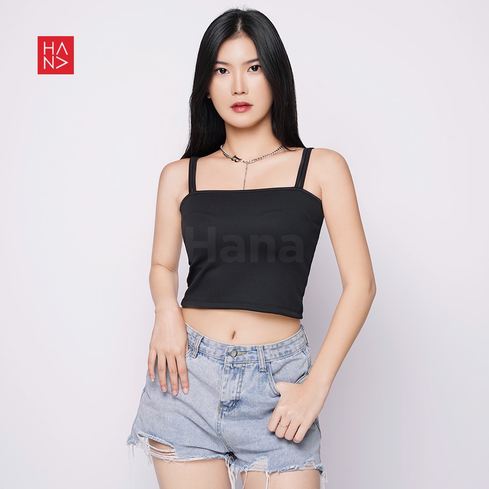 Hana Fashion - Tesa Double Straps Tank Top Atasan Wanita [S - XXL] - TT052