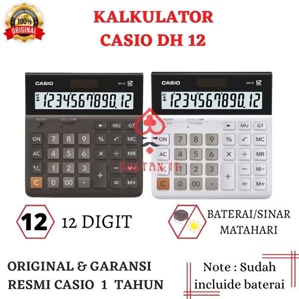 

Kalkulator Casio DH 12 Original