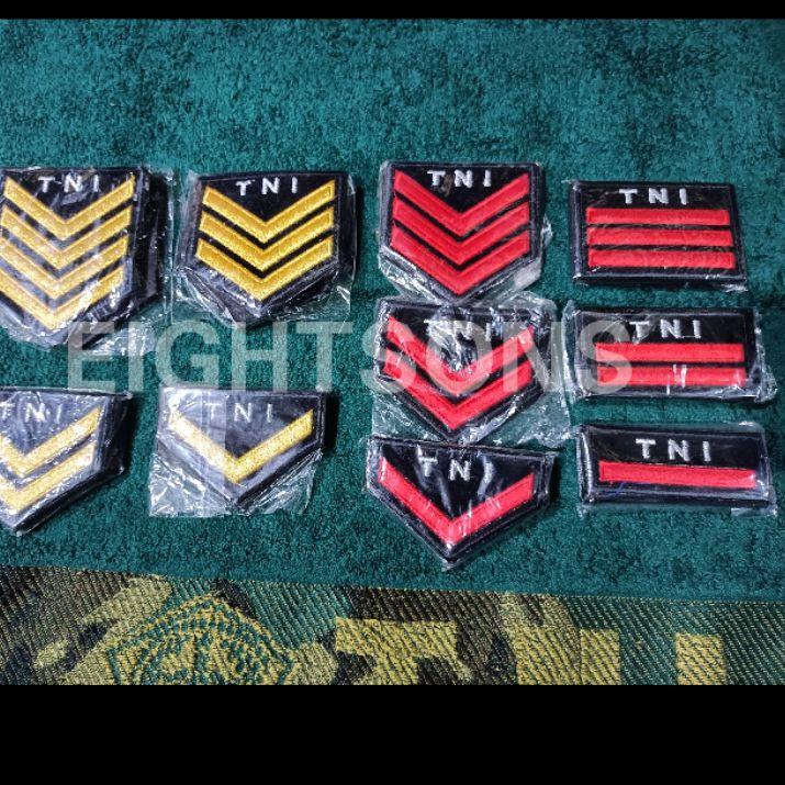 Pangkat PDU Upacara TNI AD Tentara Prada Pratu Praka Kopda Koptu Kopka Serda Sertu Serka Serma