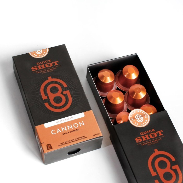 

Quick Shot Coffee Capsule - Cannon / Kopi Kapsul Nespresso