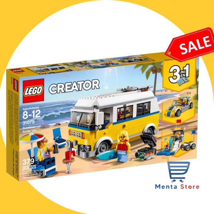 LEGO 31079 - Creator - Sunshine Surfer Van Beach Travel Vacation Trip